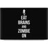 Eat Brains and Zombie On Black Dell XPS Skin